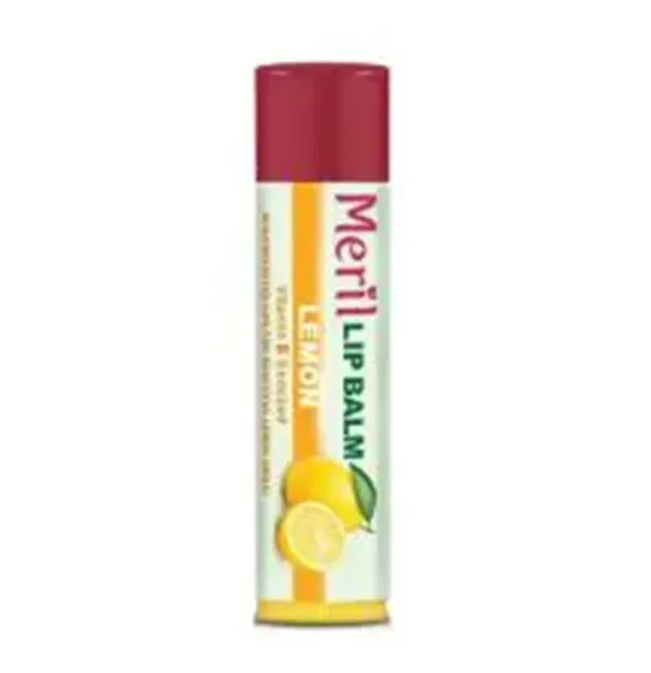 Meril Lip Balm Lemon Vitamin E Enriched - 4.8g