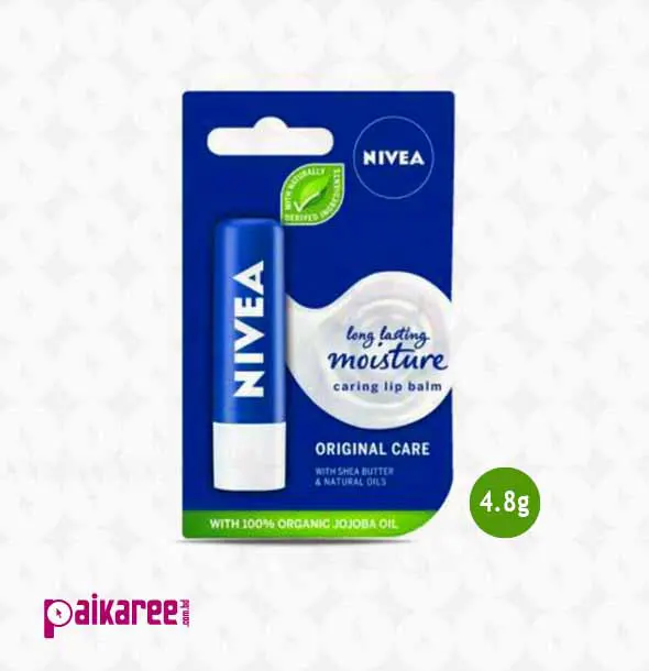 Nivea Original Care Lip Balm with Shea Butter - 4.8g