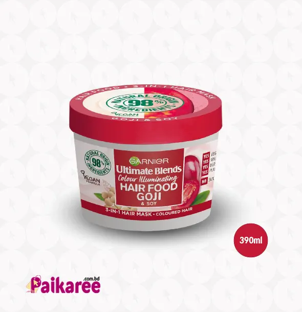 Garnier Ultimate Blends Goji & Soy Hair Mask - 390ml