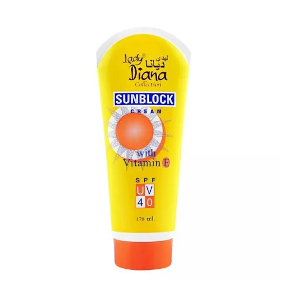 Lady Diana Sunblock Cream With Vitamin E SPF40 - 170ml