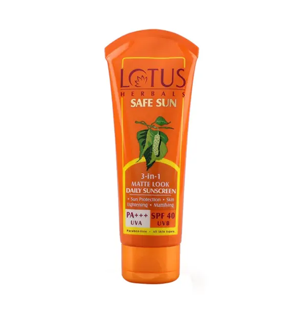 Lotus Safe Sun 3-In-1 Matte Look Daily Sunblock -100g
