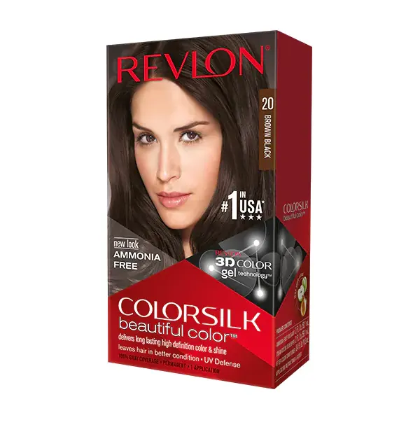 Revlon Colorsilk Beautiful Hair Color Brown Black - 20