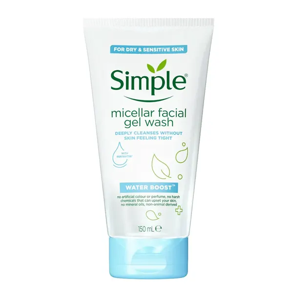 Simple Water Boost Micellar Facial Gel Wash - 150ml