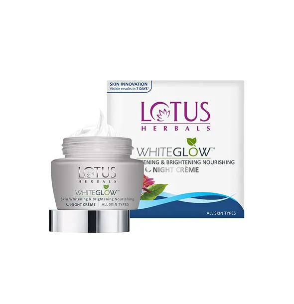 Lotus Herbals White Glow Whitening & Brightening Night Cream - 60g