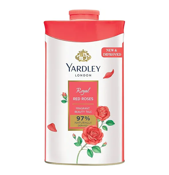 Yardley Royal Red Roses Perfumed Talc Powder - 250g
