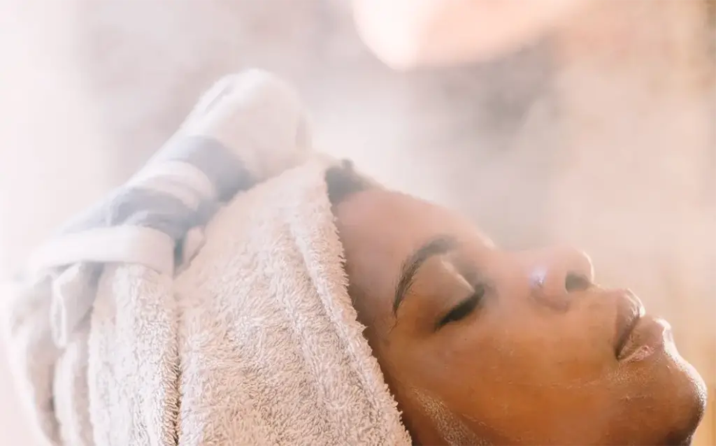 স্টিম গরম ভাপ নেয়া